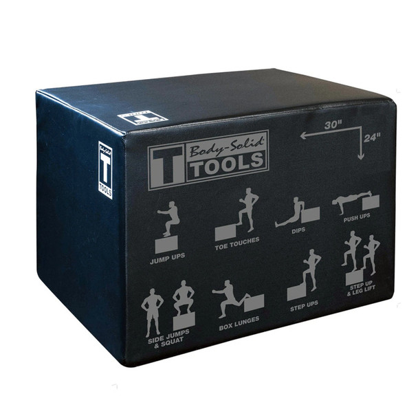 Body-Solid 3-Way Soft Plyo Box (BSTSPBOX)
