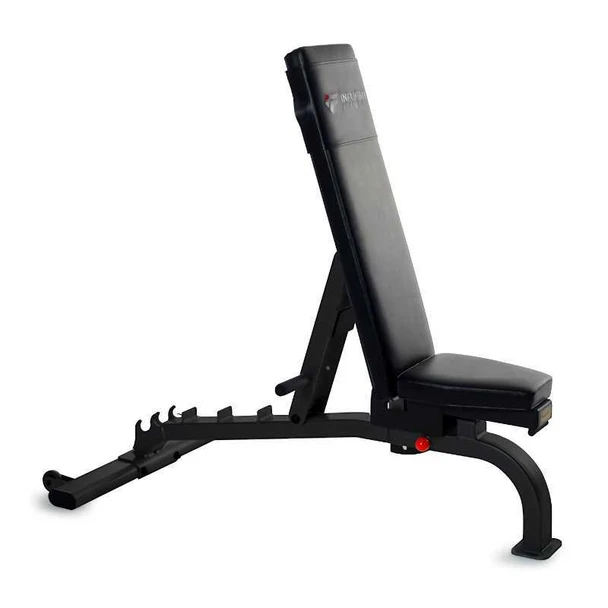 Inflight Fitness Adjustable Weight Bench with Transport Wheels