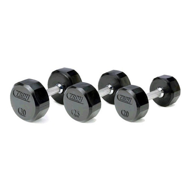 Troy Rubber Dumbbells