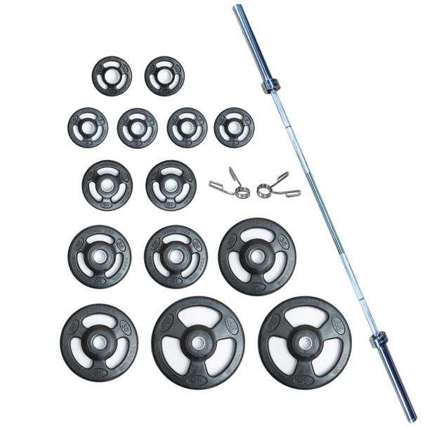 York Barbell Rubber Olympic Set Components