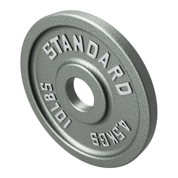 Troy USA Sports 10 lb Gray Cast Iron Olympic Plate