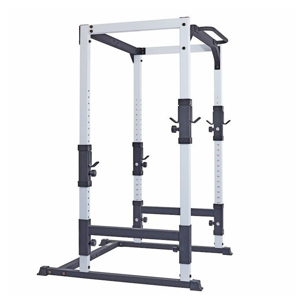 York Barbell (48053) FTS Power Cage w/ Pull-Up Bar and Safety Stops - Side View