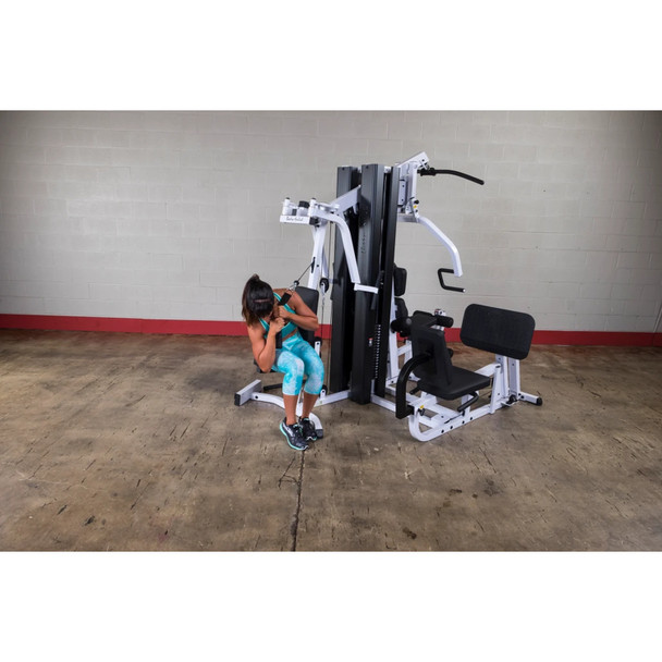 Body-Solid Commercial Gym System Oblique Twist Exercise from Mid Pulley