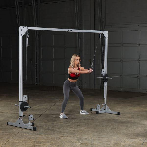 Body-Solid (PCCO90X) Home Cable Crossover - Abdominal Pulldown Exercise