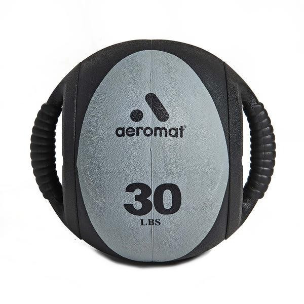 Aeromat Weighted Exercise Ball with Grips - 30 lb
