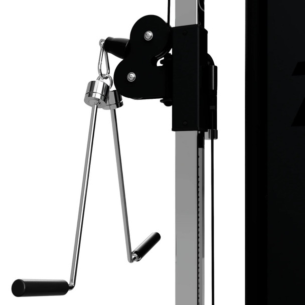 Troy VTX Supra Spreader Bar Cable Attachment on Commercial Cable Machine