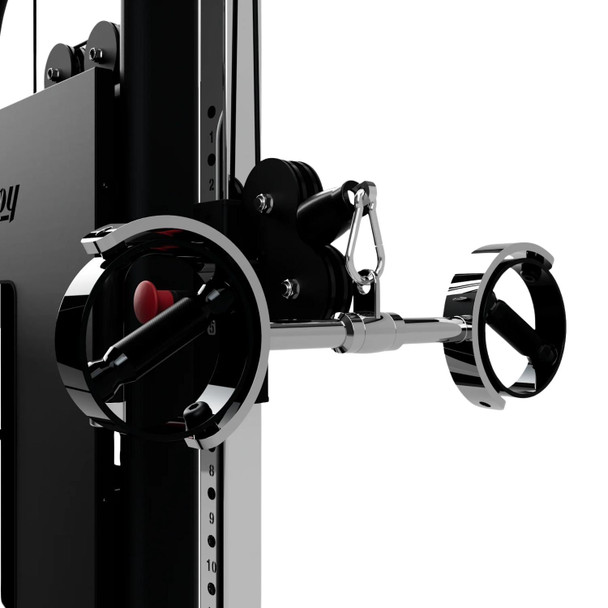 Troy VTX SupraBar Curl Attachment (SBCB-23) on Cable Machine