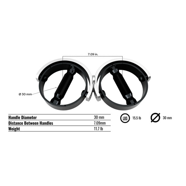Troy VTX SupraBar Butterfly Tri-Bar Cable Attachment - Dimensions & Specifications