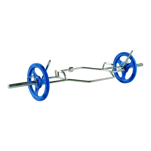 York Barbell 32033 Multi-Hex Deadlift Bar with Dual Handle Heights