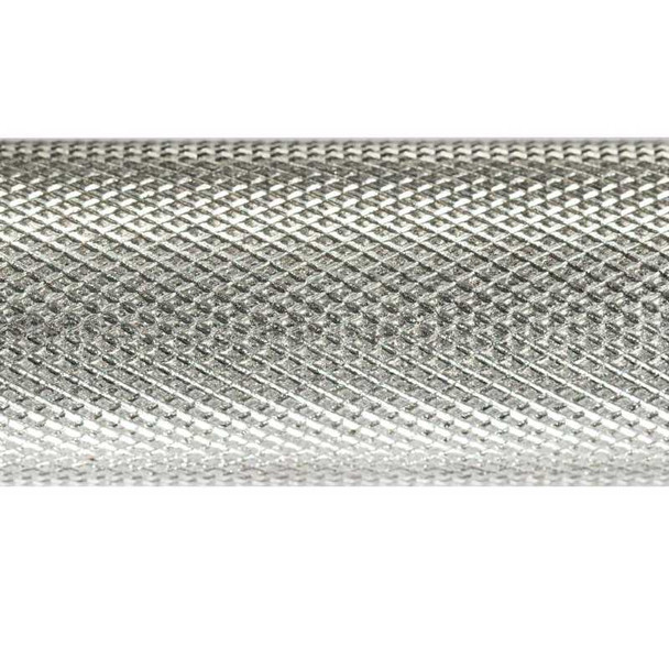 York Barbell (32115) 5' Hard Chrome Olympic Bar - Knurl Pattern