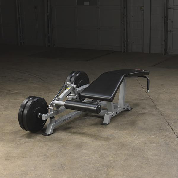 Body-Solid LVLC Commercial Hamstring Curl Machine Heavy Rear Base Crossmember and Floor Pads