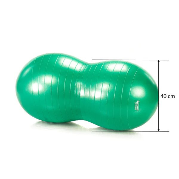 Aeromat Peanut Exercise Ball - 40 cm Height Diagram