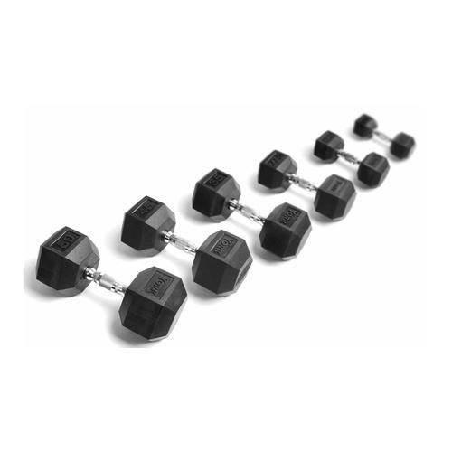 York Rubber Hex Dumbbells