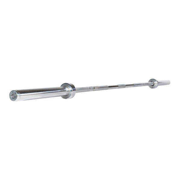 York Men's Elite Olympic Training Bar - Angled View