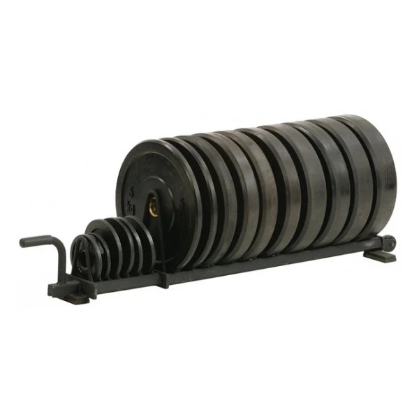 York Horizontal Weight Plate Rack w/ Wheels - Full Size View