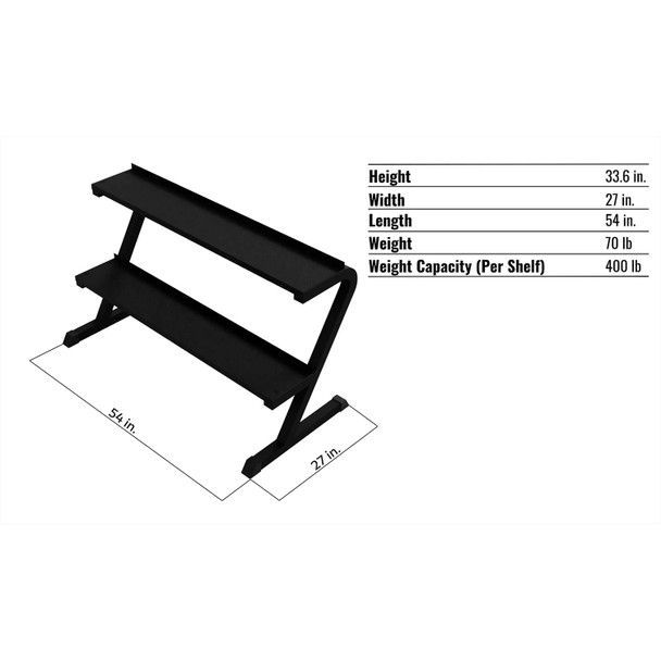 Troy KBR-14 Kettlebell Rack Specifications