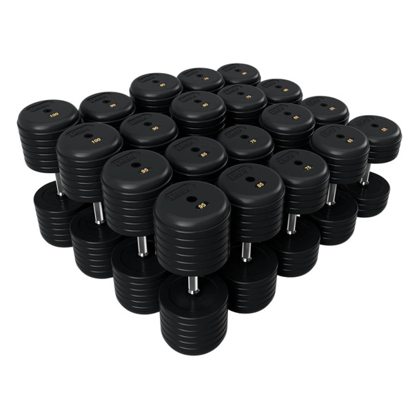 Troy 55-100 lb Pro-Style Rubber Dumbbells