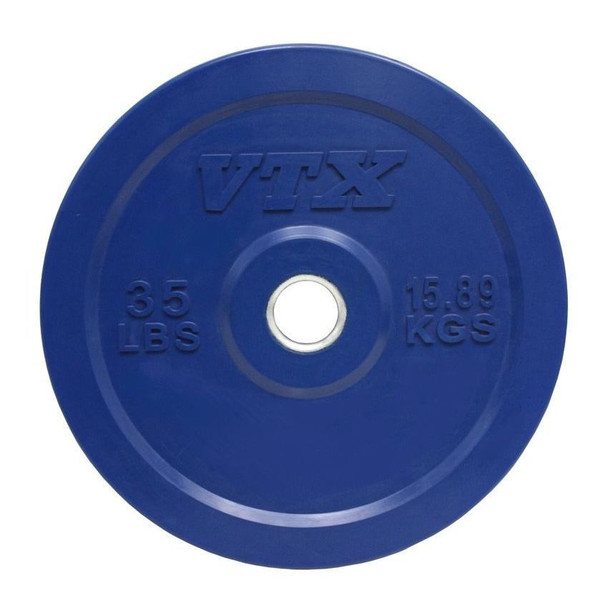 VTX 35 lb Solid Rubber Bumper Plate