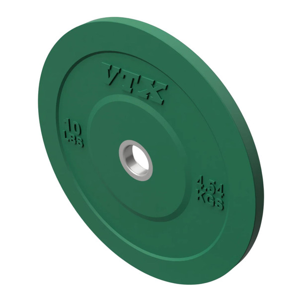 Troy VTX 10 lb Colored Rubber Bumper Plate