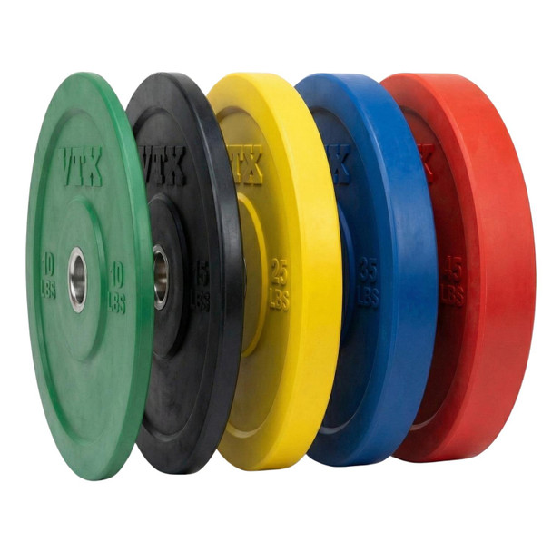 Troy VTX Olympic Bumper Plates in Mixed Weight Group