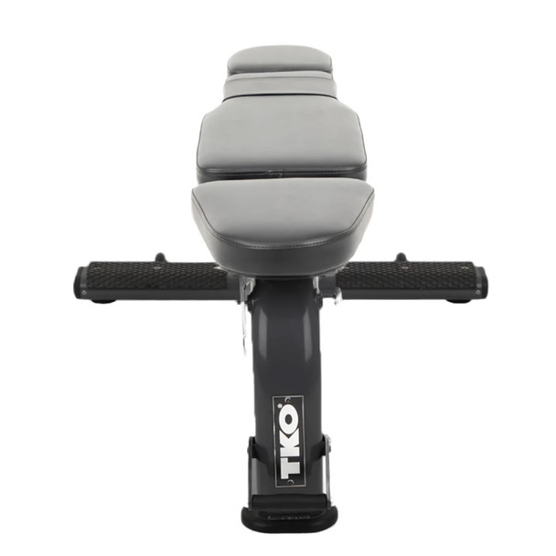 TKO (824FID-BK) Adjustable Workout Bench - Flat Position/front View