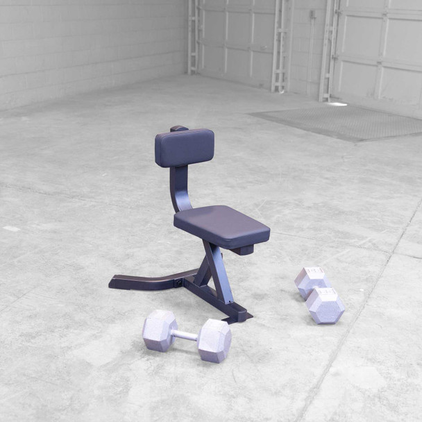 Body-Solid (GST20B) Seated Utility Bench - Angled View
