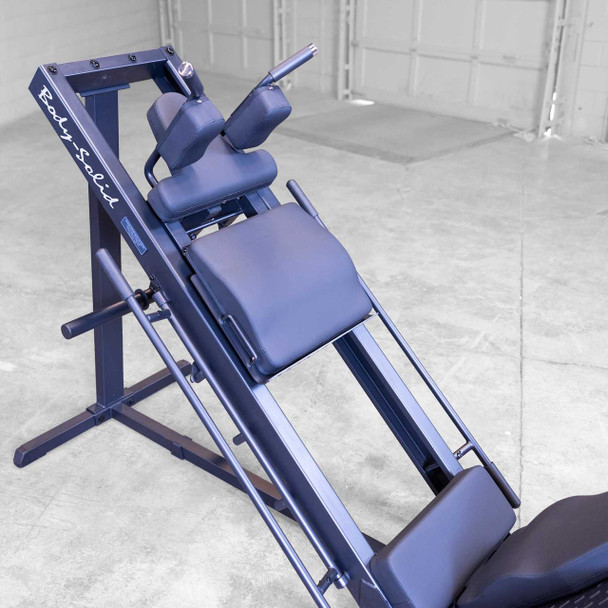Body-Solid Hack Squat Machine in Exercise Position