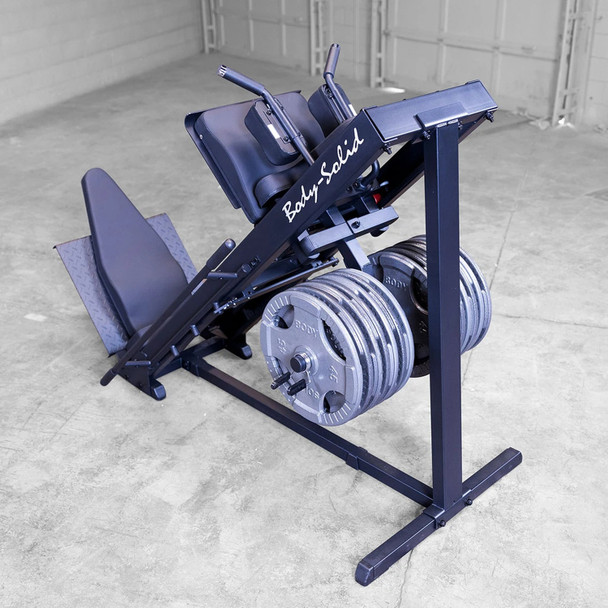 Body-Solid Leg Press and Hack Squat with Optional Weight Plates