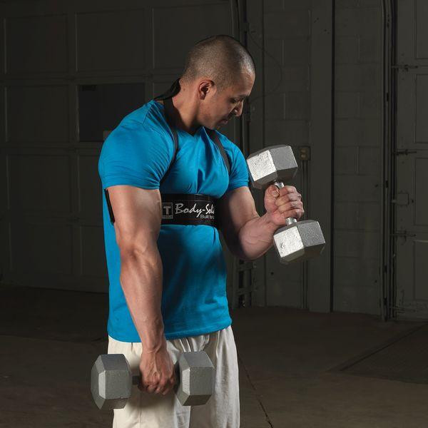 Body-Solid (BB23) Tools Arm Blaster - Dumbbell Curl Exercise