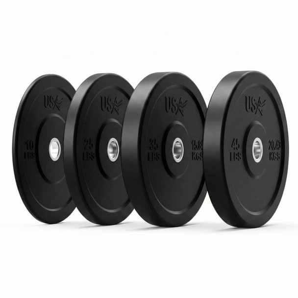 Troy USA Sports Bumper Plates - 10, 25, 35 and 45 lb Sizes