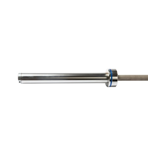 York Stainless Steel Needle Bearing Olympic Bar - Sleeve View