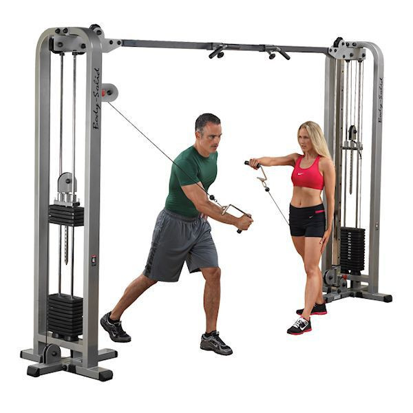 Body-Solid Two-Stack Functional Cable Station with Two Users Training