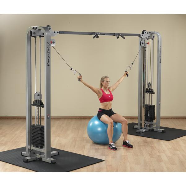Body-Solid (SCC1200G) Pro Clubline Cable Crossover - Lat Pull Exercise