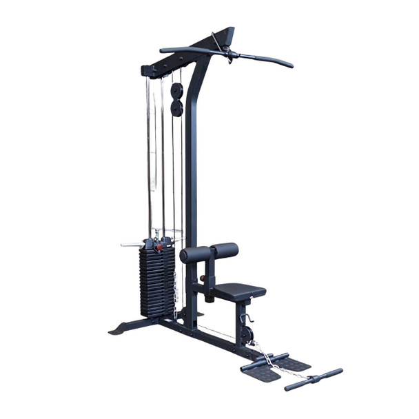 Body-Solid (GLM85B) Lat Pulldown Machine w/ Optional Selectorized Weight Stack