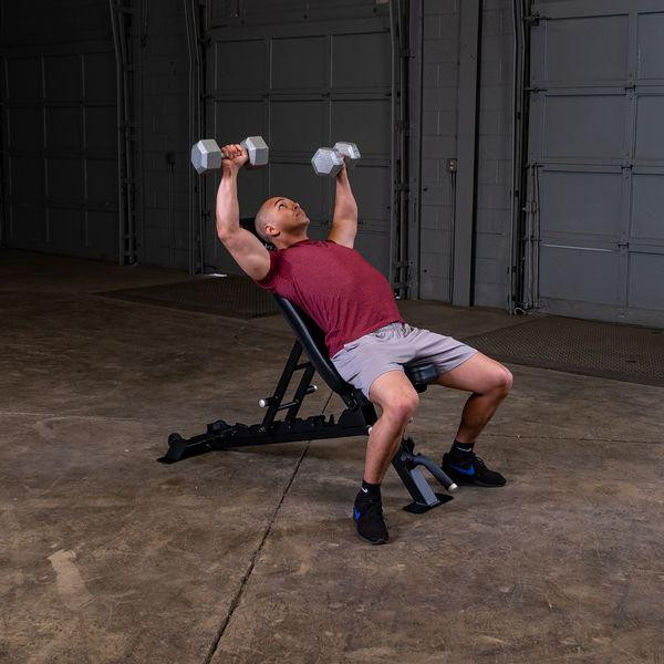 Body-Solid (SFID325B) Clubline Adjustable Bench - Dumbbell Incline Chest Press