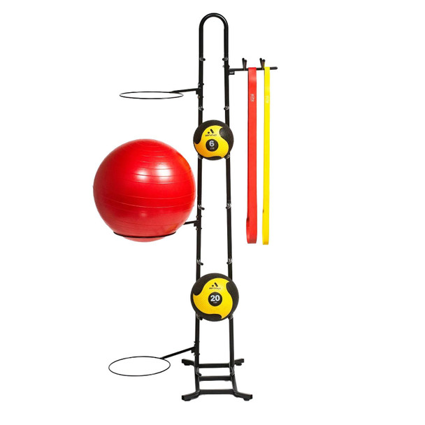 Aeromat (75001) Gym Accessory Rack w/ Optional Fitnes Balls and Bands