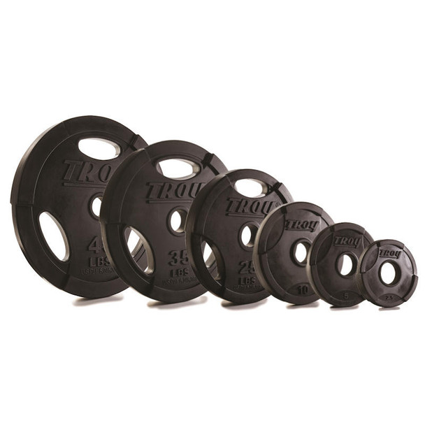 Troy (#GO-U) Urethane Olympic Grip Plates