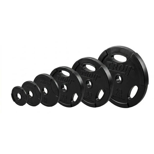 Troy GO-U Commercial Urethane Olympic Grip Plates