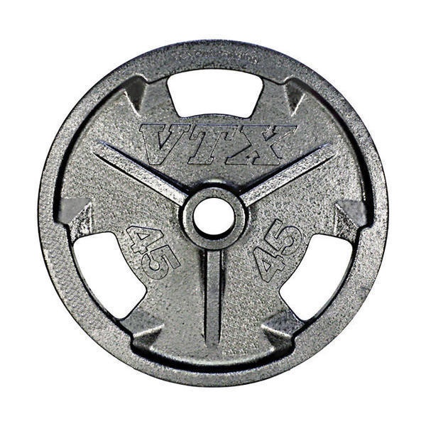 VTX Olympic Plate with Grips - 45 lb
