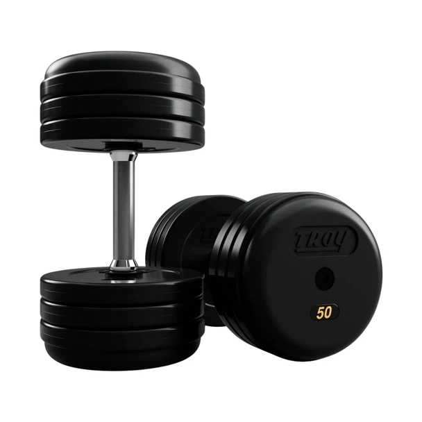 Troy (RUFD) Rubber Pro-Style Dumbbells