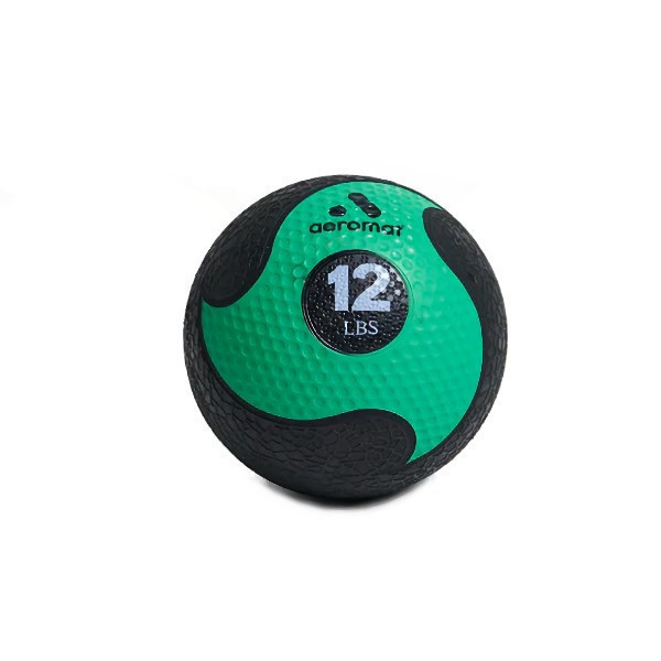 Aeromat Rubber Medicine Ball - 12 lb