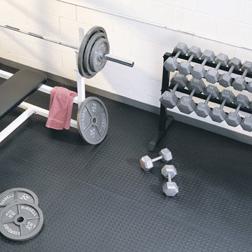 Supermats 4x6 Gym Mats in School Weight Room