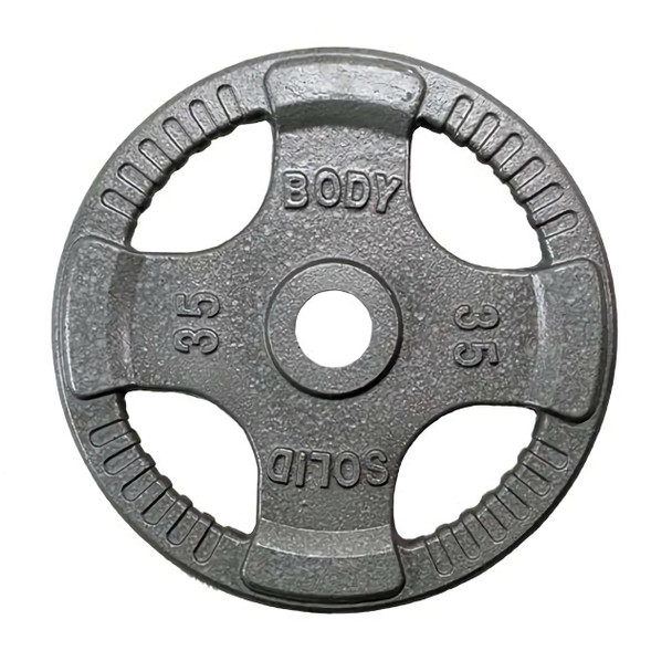 Body-Solid 35 lb Olympic Weight Plate with Grips