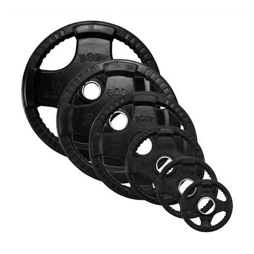 Body-Solid Rubber Weight Plates with Grips