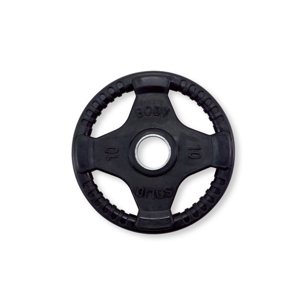 Body-Solid 10 lb Rubber Olympic Grip Plate