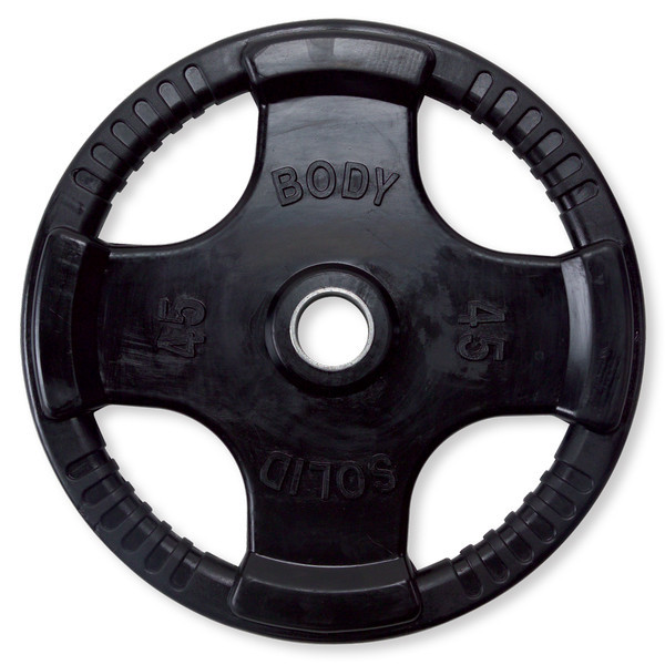 Body-Solid 45 lb Rubber Olympic Grip Plate