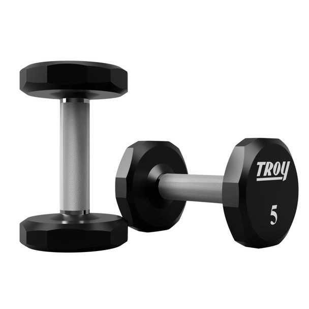 Troy 5 lb Urethane Dumbbells