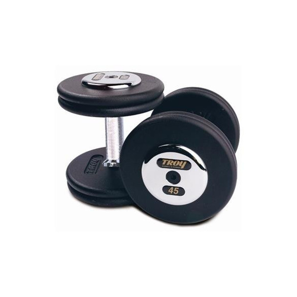 Troy (#PFD) Black Pro-Style Dumbbells