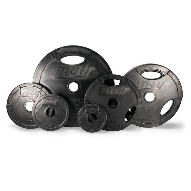 Troy (#GO-R) Rubber Olympic Grip Plates