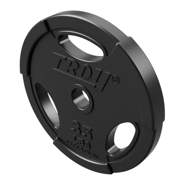 Troy 35 lb Rubber Olympic Grip Plate
